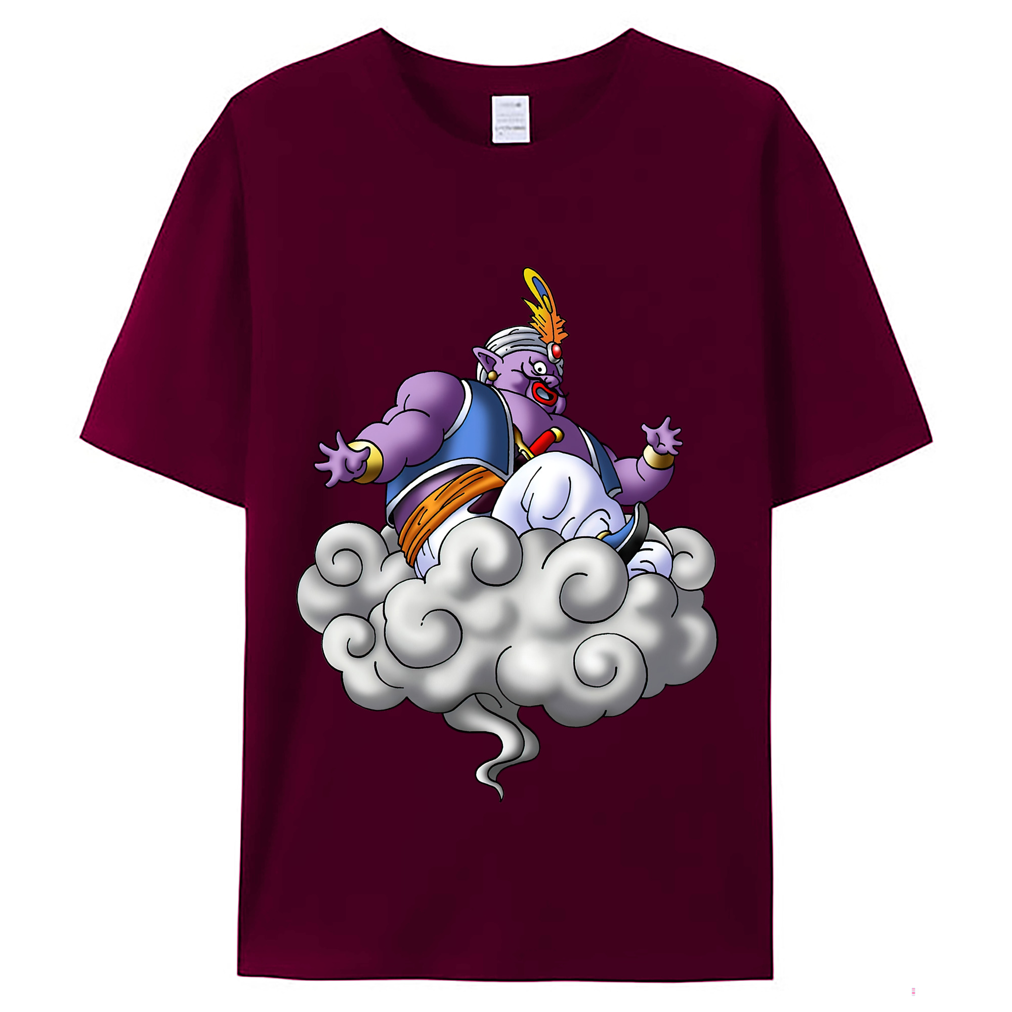 （画像用） ドラゴンクエスト Doragon Kuesuto Dragon Quest レディースカジュアルプリントTシャツ（綿100％）